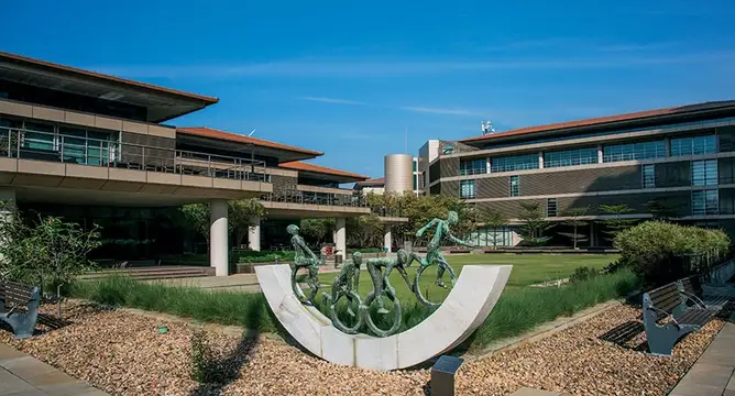 GREEN'S THE WORD: Suzlon’s global headquarters in Pune, called One Earth
