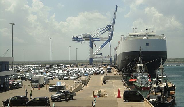 Hambantota harbour. (Wikimedia Commons)