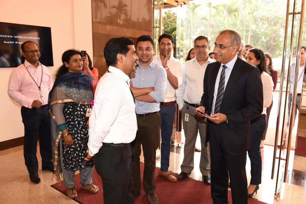 Salil Parekh, Infosys’s new CEO. (Source: @Infosys/Twitter)