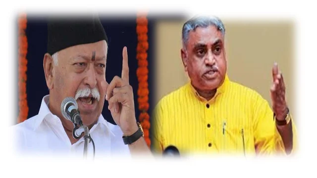 Image result for भागवत ने किया जवानों के बलिदान का अपमान
